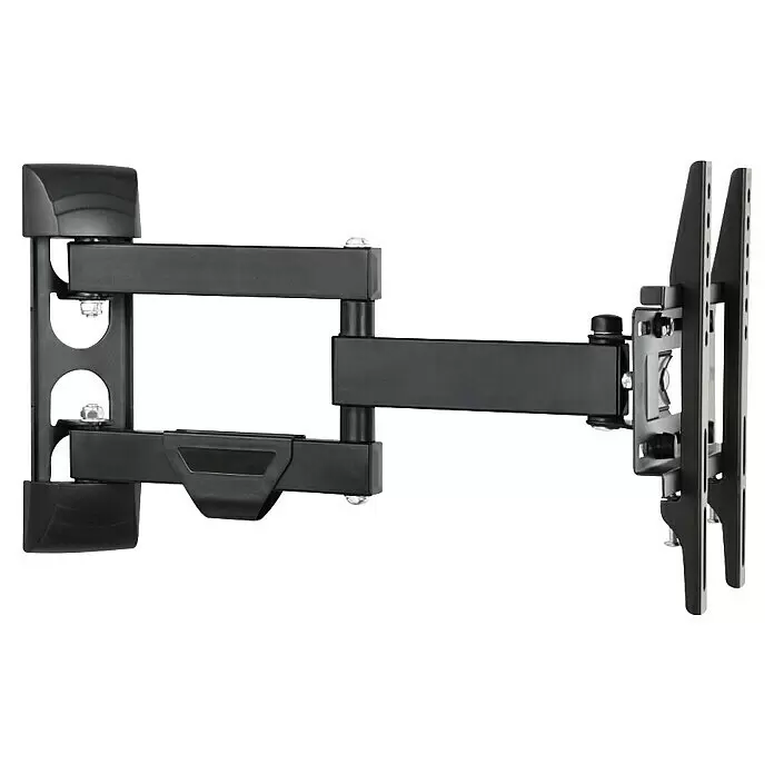 Hama TV-Wandhalterung schwenkbar - Passend für: Bildschirmdiagonale 19 - 48″, 48 - 122 cm, Belastbarkeit: 25 kg, Wandabstand: 7,9 cm - 38,8 cm - Schwarze schwenkbare TV-Wandhalterung mit Gelenkarmen für flexible Bildschirmpositionierung.