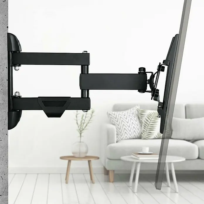 Hama TV-Wandhalterung schwenkbar - Passend für: Bildschirmdiagonale 19 - 48″, 48 - 122 cm, Belastbarkeit: 25 kg, Wandabstand: 7,9 cm - 38,8 cm - Schwenkbare TV-Wandhalterung für flexible Betrachtungswinkel. Ideal für Wohnzimmer, mit stabiler Konstruktion und einfacher Installation für optimalen Komfort.