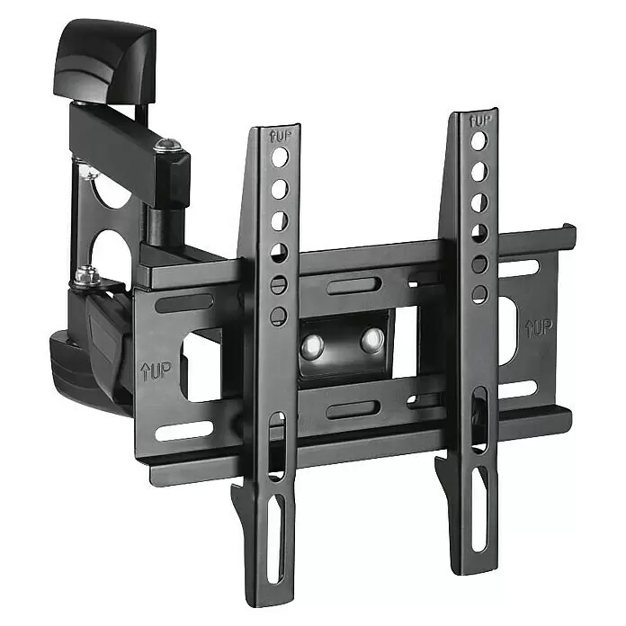 Hama TV-Wandhalterung schwenkbar - Passend für: Bildschirmdiagonale 19 - 48″, 48 - 122 cm, Belastbarkeit: 25 kg, Wandabstand: 7,9 cm - 38,8 cm - Schwarze schwenkbare Metall-TV-Wandhalterung. Mit VESA-kompatibler Platte für flexible Bildschirmausrichtung.