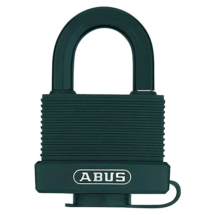 Abus Candado 70/45 - An x Al: 49 x 68 mm, 1 ud., Latón - Candado ABUS negro, robusto y resistente a la intemperie, ideal para uso exterior y proteger objetos de valor.