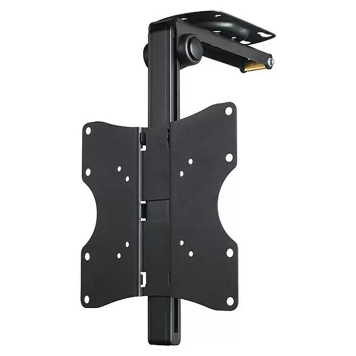 Hama TV-Deckenhalterung schwenkbar & höhenverstellbar - Passend für: Bildschirmdiagonale 19 - 46″, 48 - 117 cm, Belastbarkeit: 20 kg - Schwarze, verstellbare TV/Monitor-Deckenhalterung aus Metall mit VESA-Platte.