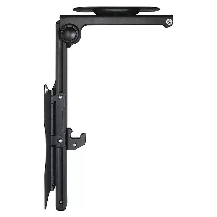 Hama TV-Deckenhalterung schwenkbar & höhenverstellbar - Passend für: Bildschirmdiagonale 19 - 46″, 48 - 117 cm, Belastbarkeit: 20 kg - Schwarze, verstellbare Wandhalterung aus Metall für Bildschirme.
