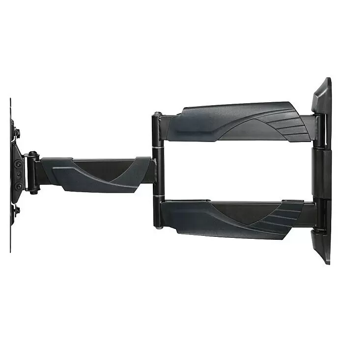 Hama TV-Wandhalterung schwenkbar - Passend für: Bildschirmdiagonale 32 - 65″, 81 - 165 cm, Belastbarkeit: 35 kg, Wandabstand: 5,8 cm - 52,1 cm - Dunkelgraue/schwarze, voll bewegliche TV-Wandhalterung mit Gelenkarmen.