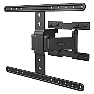 Hama TV-Wandhalterung schwenkbar Ultraslim (Passend für: Bildschirmdiagonale 37 - 90″, Belastbarkeit: 50 kg, Wandabstand: 2,3 cm - 27,8 cm)