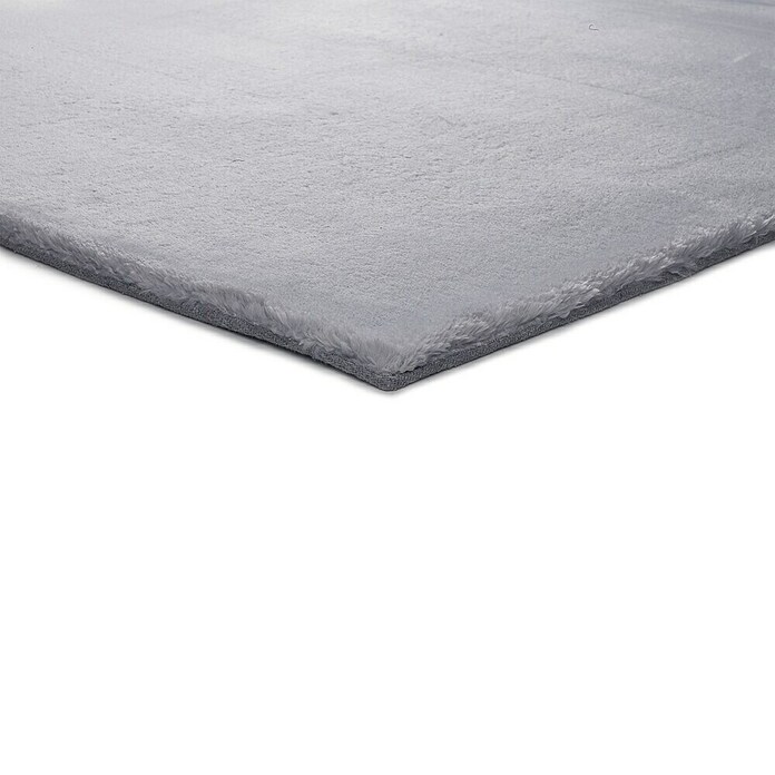 Alfombra de pelo corto Kristel (Plata, 110 x 60 cm, 100% Poliéster) | BAUHAUS