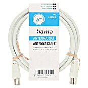 Hama Cable de conexión de antena (1,5 m, Blanco, 75 dB) | BAUHAUS