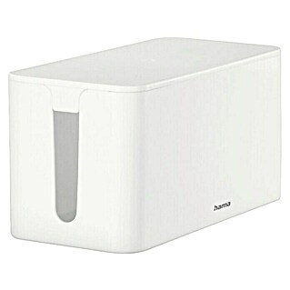 Hama Kabelbox Mini (Weiß, L x B x H: 23,5 x 11,5 x 12 cm)