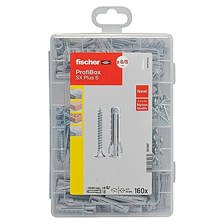 Fischer Dübel- & Schraubenbox SX Plus S (160 -tlg.)
