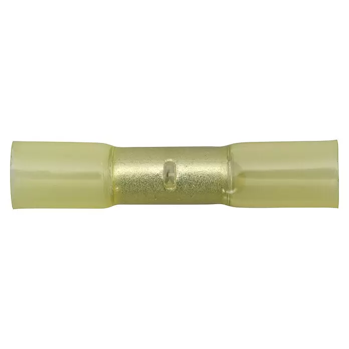 SWG Stoßverbinder - Gold, 2 Stk., 4 mm² - 6 mm² - Gelber isolierter Stoßverbinder für elektrische Kabel.