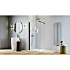 Camargue Vario Duschwand B6-REG1-01W (B x H: 80 x 191,5 cm, Beschichtet, Schwarz/Weiß) | BAUHAUS