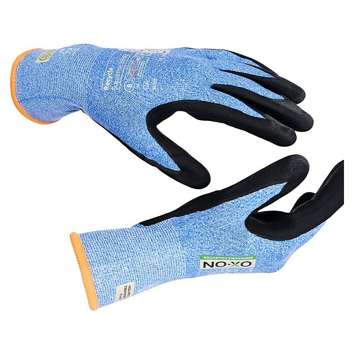 OX-ON Arbeitshandschuhe Recycle Basic 16002 - Blau, 8 online kaufen bei  BAUHAUS