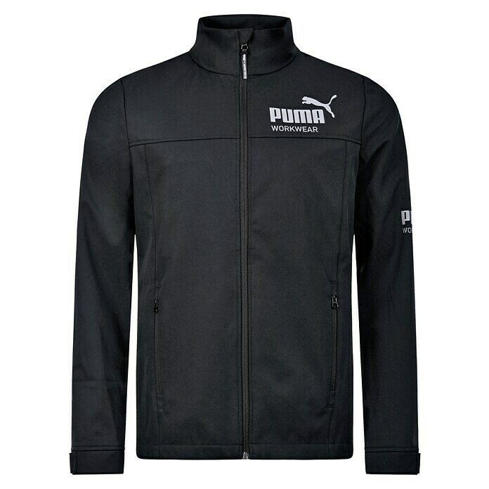 Puma Workwear Softshell-Jacke Champ (Carbon/Blau, M) | BAUHAUS