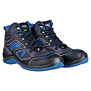 Safety Jogger Sicherheitsstiefel Flow S1P MID (Farbe: Schwarz, Blau, Schuhgröße: 43, S1P)