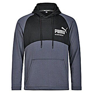 Puma Workwear Kapuzenpullover Champ (Stahlgrau, Carbon, Größe: M)