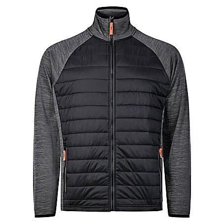 L.Brador Hybridjacke 6090P (Schwarz/Grau, M)