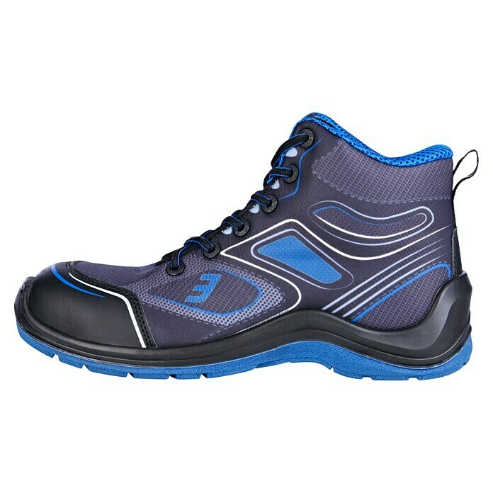 Safety Jogger Sicherheitsstiefel Flow S1P MID (Farbe: Schwarz, Blau, Schuhgröße: 39, S1P) | BAUHAUS