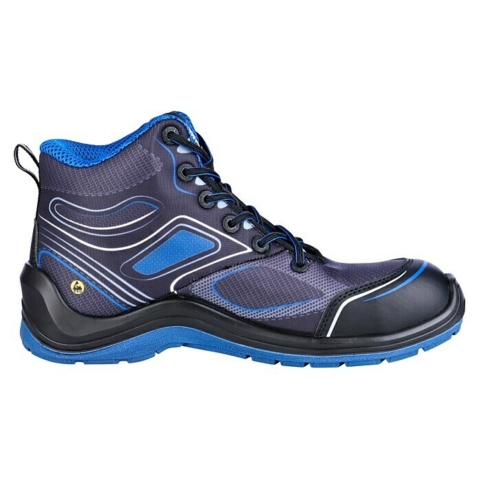 Safety Jogger Sicherheitsstiefel Flow S1P MID (Farbe: Schwarz, Blau, Schuhgröße: 36, S1P) | BAUHAUS