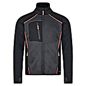 L.Brador Fleecejacke 6195P (Schwarz/Grau, M) | BAUHAUS