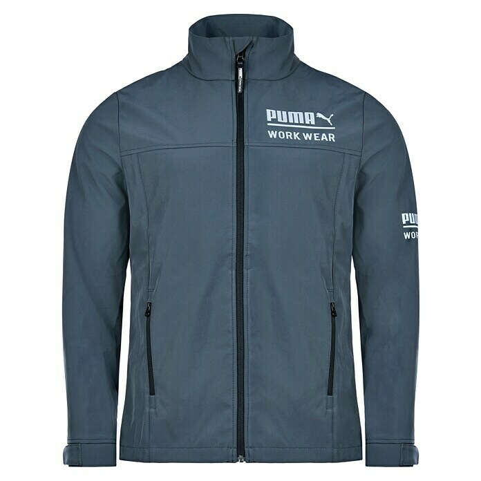 Puma Workwear Softshell-Jacke Champ (Stahlgrau, Carbon, XXL) | BAUHAUS