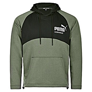 Puma Workwear Kapuzenpullover Champ (Oliv, Carbon, Größe: M)