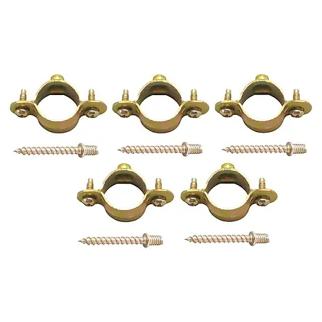 Set abrazaderas para tubo 40 mm