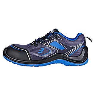 Safety Jogger Sicherheitshalbschuh Flow (Farbe: Blau, Schwarz, Schuhgröße: 45, S1P)