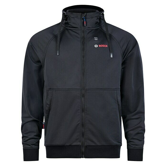 Bosch Professional Arbeitsjacke Hoodie GHH beheizbar (4 -tlg., Akkuspannung: 12 V, XXL) | BAUHAUS