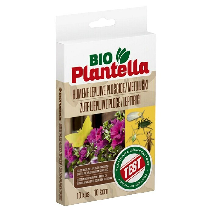 Plantella Rumene nalepke v obliki metulja  (10 kos) | 7531 - Rodentizide | IAHD - Pflanzenschutz | IAH - Dünger / Pflanzenschutz | IA - Gartenhartware | I - Stadtgarten | BAUHAUS