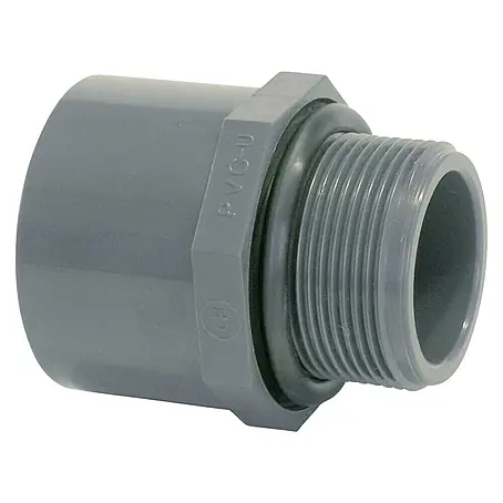 Manguito roscado PVC presión M