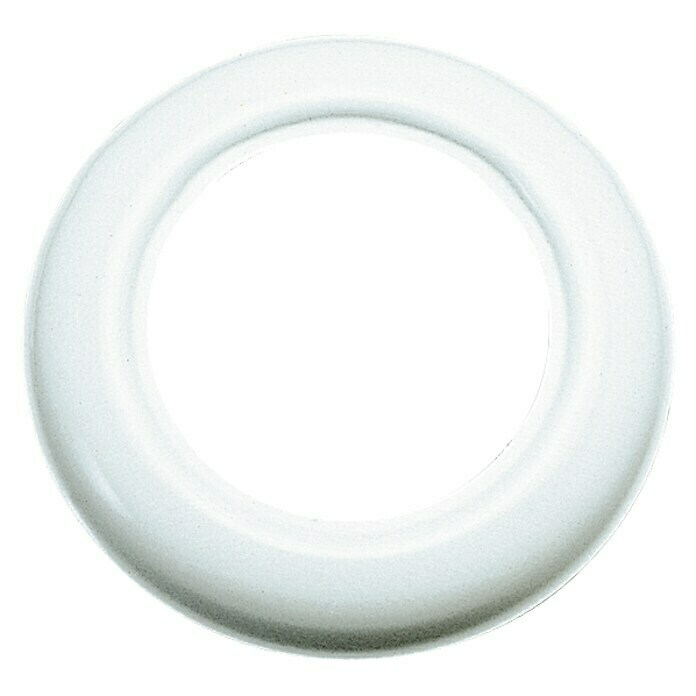 Plafón para tubo de estufa (Diámetro: 110 mm, Lacado, Blanco)