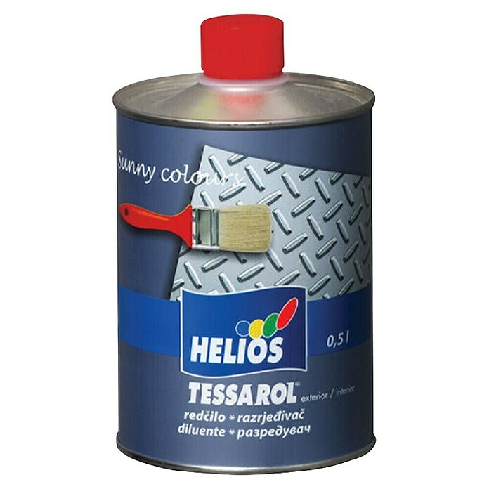 Helios Razredčilo Tessarol  (0,5 l) | Nadomestki terpentina, razredčila in topila | Topila | Barve in tapete | Izdelki | BAUHAUS