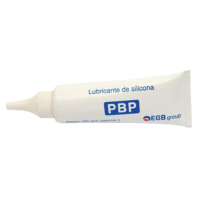 Lubricante de silicona para PB - Transparente, 50 g, Apto para: Tubos y accesorios de PB - Tubo de lubricante de silicona PBP de EGB group, ideal para la lubricación de diversos mecanismos y superficies.