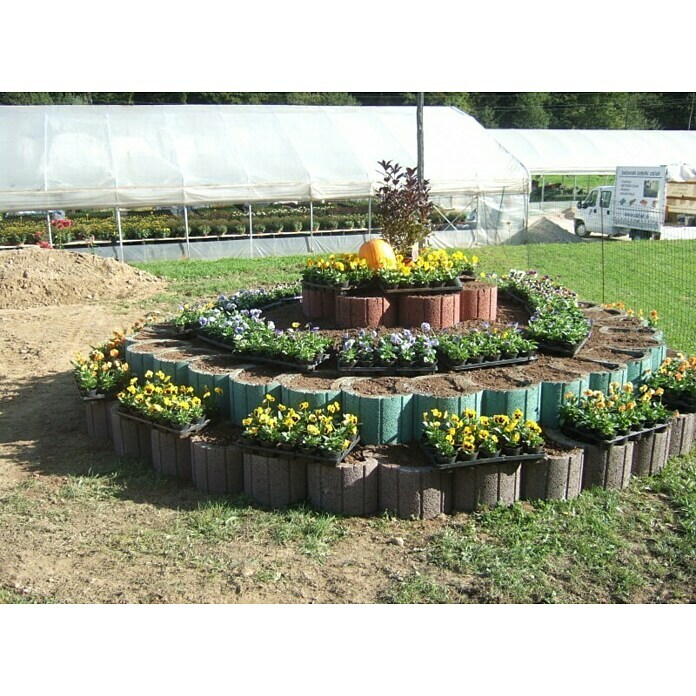 Cvetlični kamen  (400 x 400 x 240 mm, Siva, Beton) | 5694 - Hangsteine | FAEA - Gartenbaustoffe | FAE - Gartenbaustoffe | FA - Baustoffe | F - Baustoffe | BAUHAUS