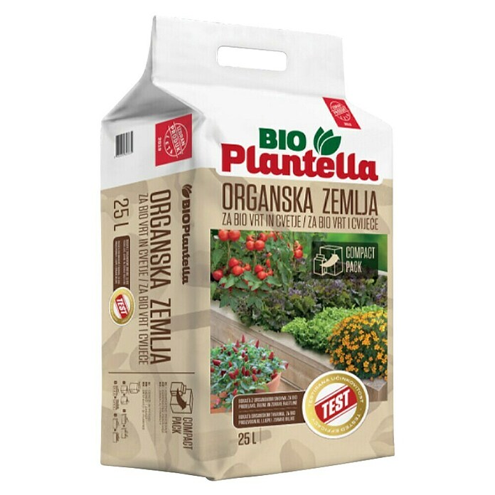 Plantella Zemlja za rože Organska zemlja  (25 l) | 7501 - Blumenerde Marke | IAHA - Erde | IAH - Dünger / Pflanzenschutz | IA - Gartenhartware | I - Stadtgarten | BAUHAUS