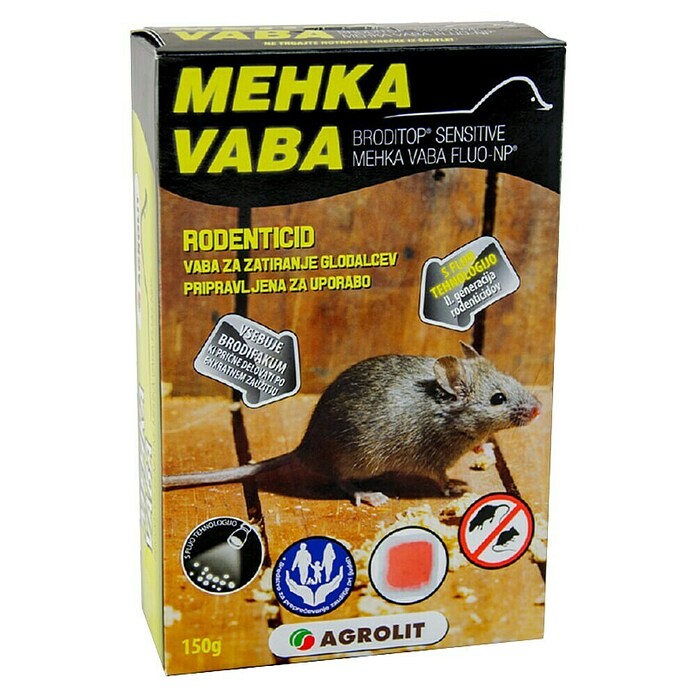 Porcijska vaba za miši Fluo Sensitiv  (150 g) | 7533 - Fallen und Tafeln | IAHE - Pflanzenschutz bio-mechanisch | IAH - Dünger / Pflanzenschutz | IA - Gartenhartware | I - Stadtgarten | BAUHAUS
