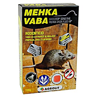 Porcijska vaba za miši Fluo Sensitiv (150 g)