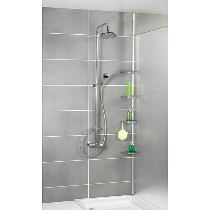 Wenko Kotna tuš košara  (Dolžina raztegnjenega stola: 78 cm - 265 cm) | 3746 - Badhelfer | DADD - Accessoires | DAD - Badausstattung | DA - Badausstattung/Bäderwelt | D - Sanitär | BAUHAUS