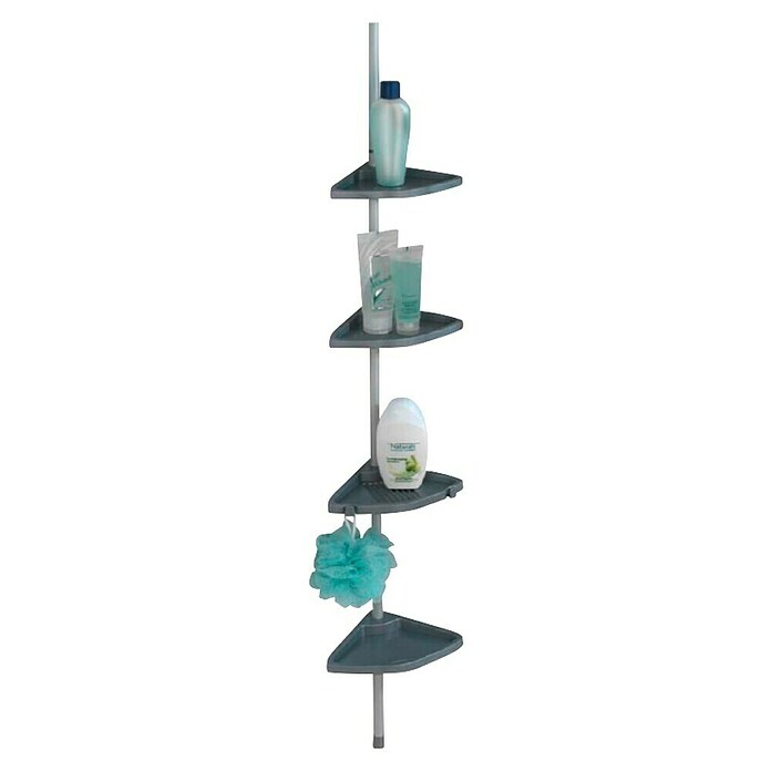 Wenko Kotna tuš košara  (Dolžina raztegnjenega stola: 78 cm - 265 cm) | 3746 - Badhelfer | DADD - Accessoires | DAD - Badausstattung | DA - Badausstattung/Bäderwelt | D - Sanitär | BAUHAUS