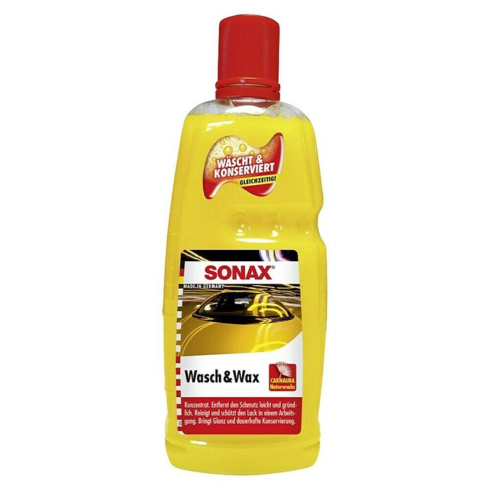 Sonax Koncentrirani šampon za avto z voskom  (1 l) | 2750 - Reinigung, Pflege, Schmierung | BDDB - Autopflege | BDD - Autozubehör | BD - Autozubehör | B - Werkz/Masch/Maschzubeh/Auto | BAUHAUS