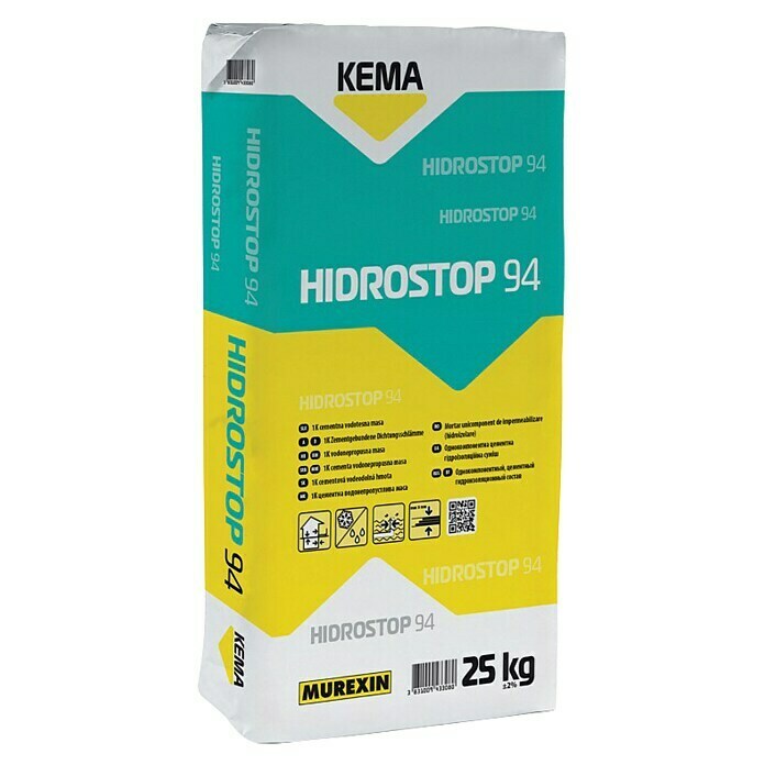 Kema Tesnilna masa Hidrostop 94  (25 kg) | Tesnilne mase | Gradbena kemija | Gradbeni material | Izdelki | BAUHAUS