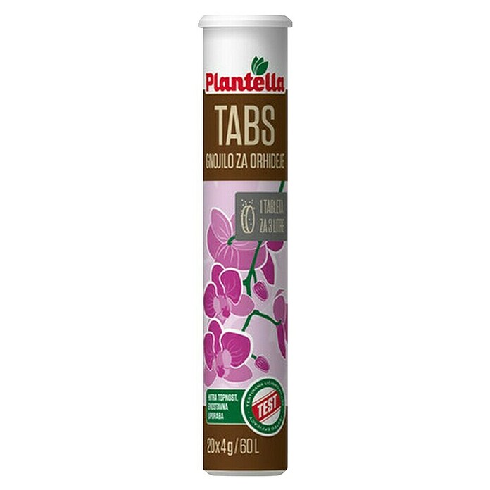 Plantella Gnojilo za orhideje Tabs  (80 g, 60 l) | 7514 - Gartendünger mineralisch | IAHC - Dünger | IAH - Dünger / Pflanzenschutz | IA - Gartenhartware | I - Stadtgarten | BAUHAUS