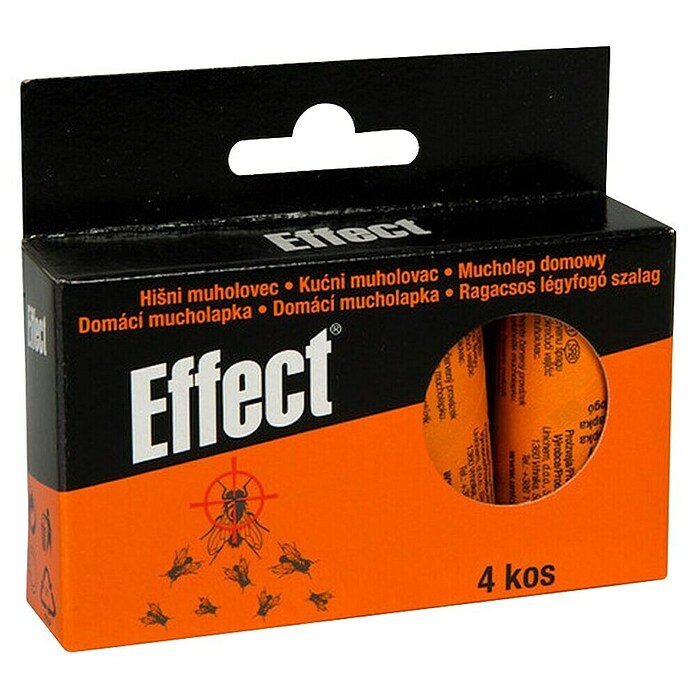 Effect Past za muhe A4  (4 kos) | 7533 - Fallen und Tafeln | IAHE - Pflanzenschutz bio-mechanisch | IAH - Dünger / Pflanzenschutz | IA - Gartenhartware | I - Stadtgarten | BAUHAUS