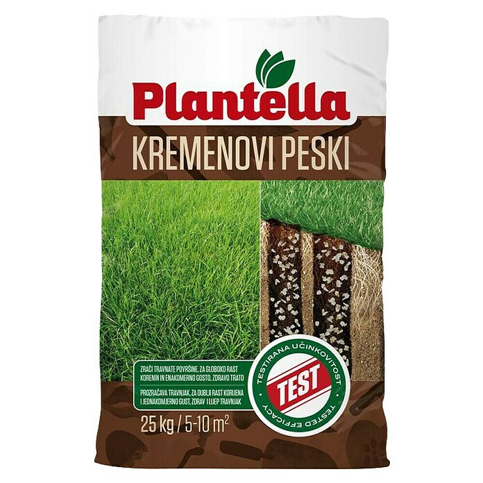 Plantella Kremenov pesek  (25 kg) | 7501 - Blumenerde Marke | IAHA - Erde | IAH - Dünger / Pflanzenschutz | IA - Gartenhartware | I - Stadtgarten | BAUHAUS