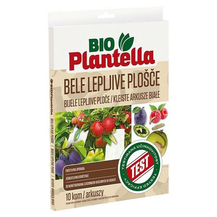 Plantella Past za insekte v obliki lepljivih ploščic  (Bela, 10 kos) | 7533 - Fallen und Tafeln | IAHE - Pflanzenschutz bio-mechanisch | IAH - Dünger / Pflanzenschutz | IA - Gartenhartware | I - Stadtgarten | BAUHAUS