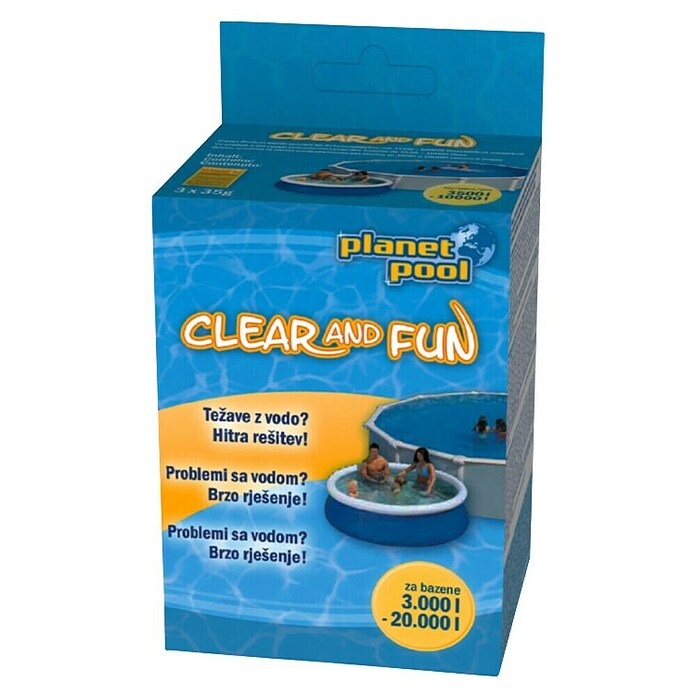 Planet Pool Dezinfekcijsko sredstvo Clear and Fun  (Maksimalna količina tekočine: 20.000 l) | 8325 - Poolchemie | ICIC - Pools / Whirlpools Zubehör | ICI - Pools & Zubehör | IC - Freizeit im Garten | I - Stadtgarten | BAUHAUS
