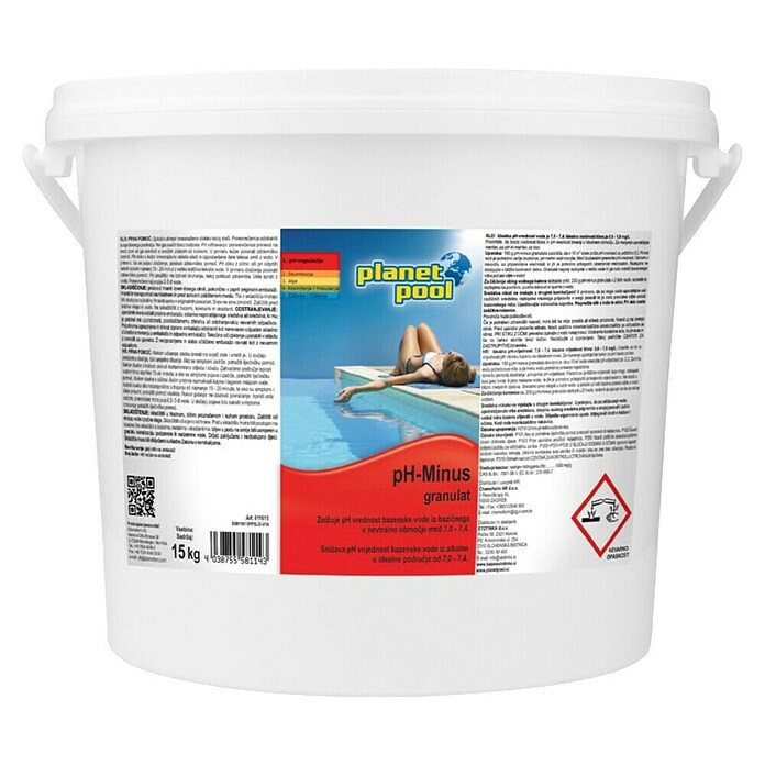 Planet Pool pH minus granulat  (15 kg) | 8325 - Poolchemie | ICIC - Pools / Whirlpools Zubehör | ICI - Pools & Zubehör | IC - Freizeit im Garten | I - Stadtgarten | BAUHAUS