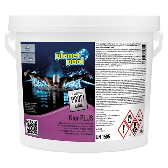 Planet Pool Klor granulat Plus  (3 kg) | 8325 - Poolchemie | ICIC - Pools / Whirlpools Zubehör | ICI - Pools & Zubehör | IC - Freizeit im Garten | I - Stadtgarten | BAUHAUS