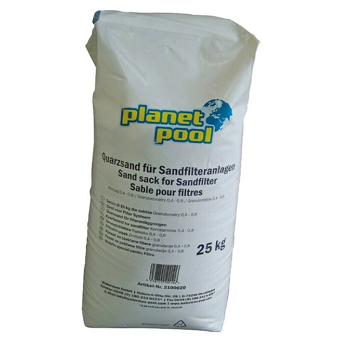 Planet Pool Filtrirni pesek  (1 mm - 2 mm, 25 kg) | 8324 - Schwimmbadtechnik | ICIC - Pools / Whirlpools Zubehör | ICI - Pools & Zubehör | IC - Freizeit im Garten | I - Stadtgarten | BAUHAUS