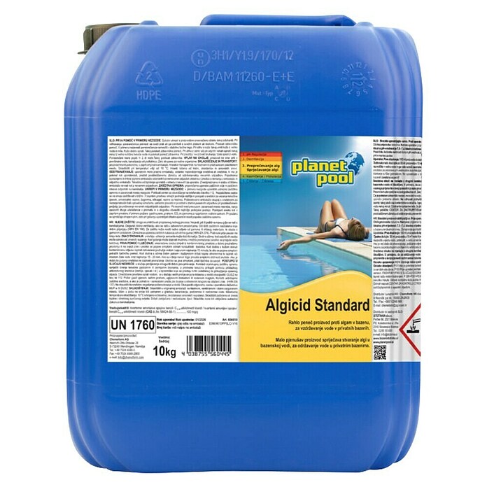 Planet Pool Algicid Standard rahlo peneč  (10 l) | 8325 - Poolchemie | ICIC - Pools / Whirlpools Zubehör | ICI - Pools & Zubehör | IC - Freizeit im Garten | I - Stadtgarten | BAUHAUS