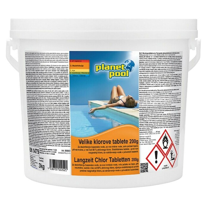 Planet Pool Klorove tablete velike 200 g  (3 kg) | 8325 - Poolchemie | ICIC - Pools / Whirlpools Zubehör | ICI - Pools & Zubehör | IC - Freizeit im Garten | I - Stadtgarten | BAUHAUS